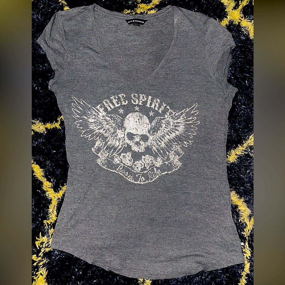 Dark Grey Free Spirit Shirt